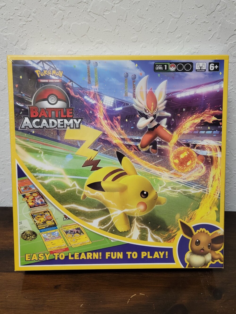 Battle Academy Pokemon Board Game - Yellow Pikachu Edition